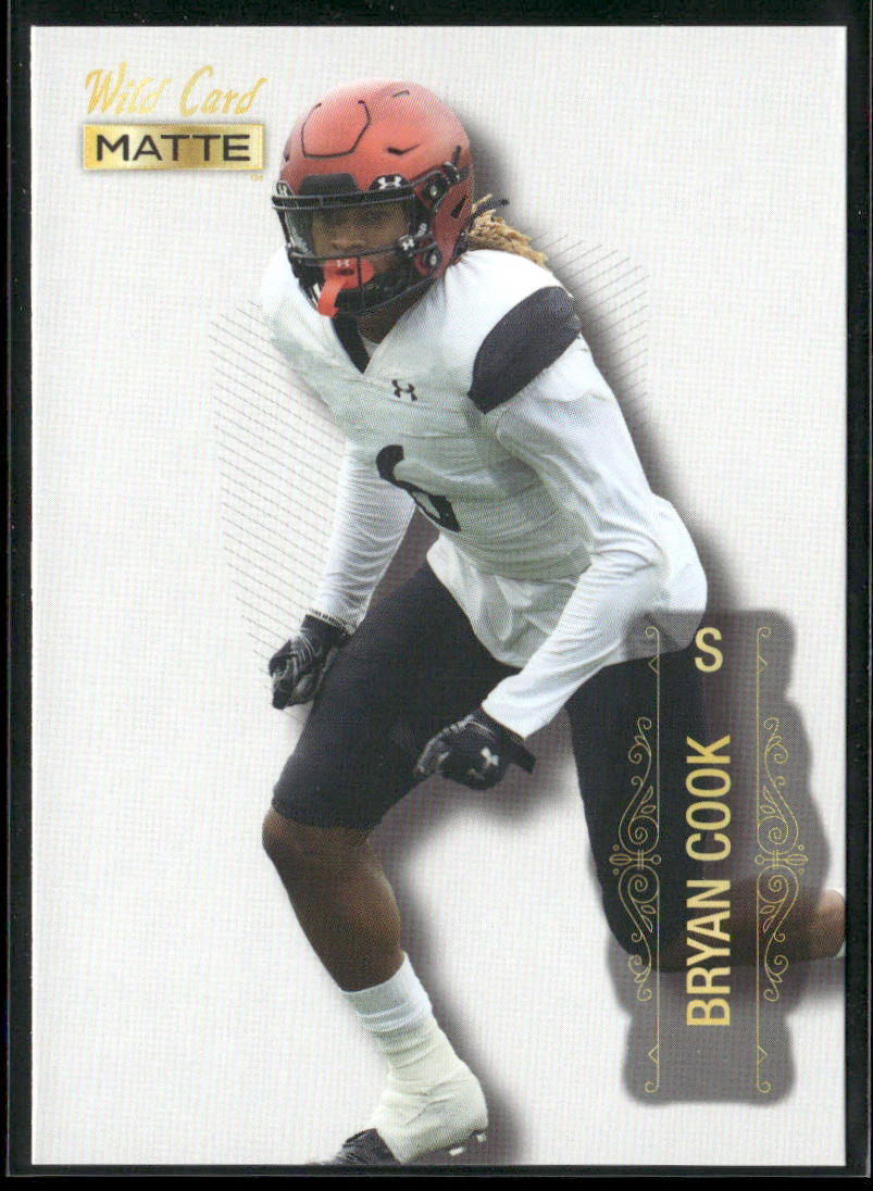 Bryan Cook 2022 Wild Card Matte White #MB-133 Howard Bison