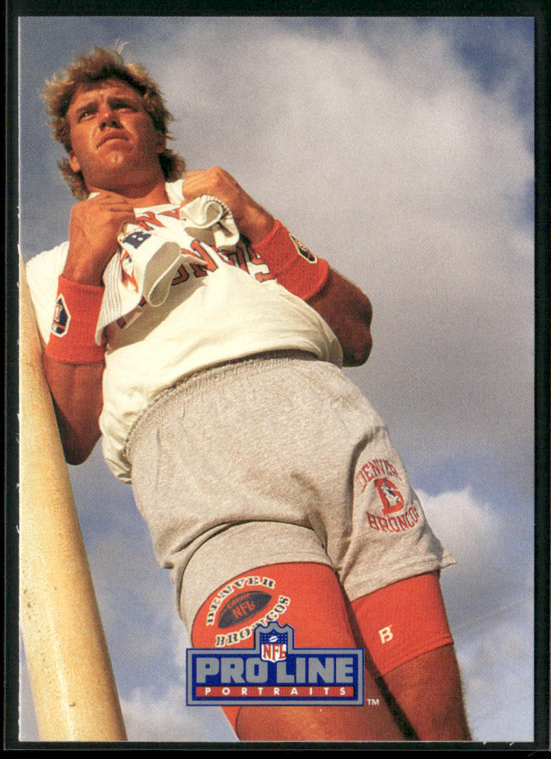 John Elway 1991 Pro Line Portraits #257 Denver Broncos front