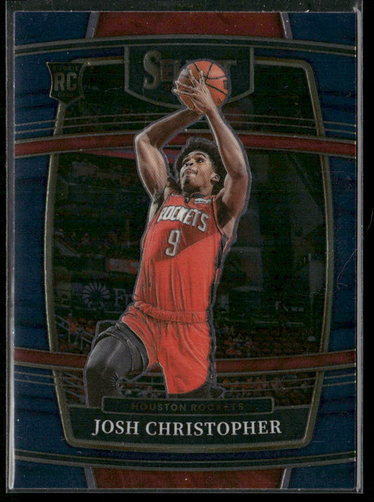 Josh Christopher 2021-22 Panini Select Blue (Retail Base) #48 RC Houston Rockets