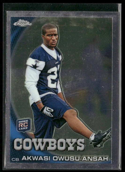 Akwasi Owusu-Ansah 2010 Topps Chrome #C138 RC Dallas Cowboys