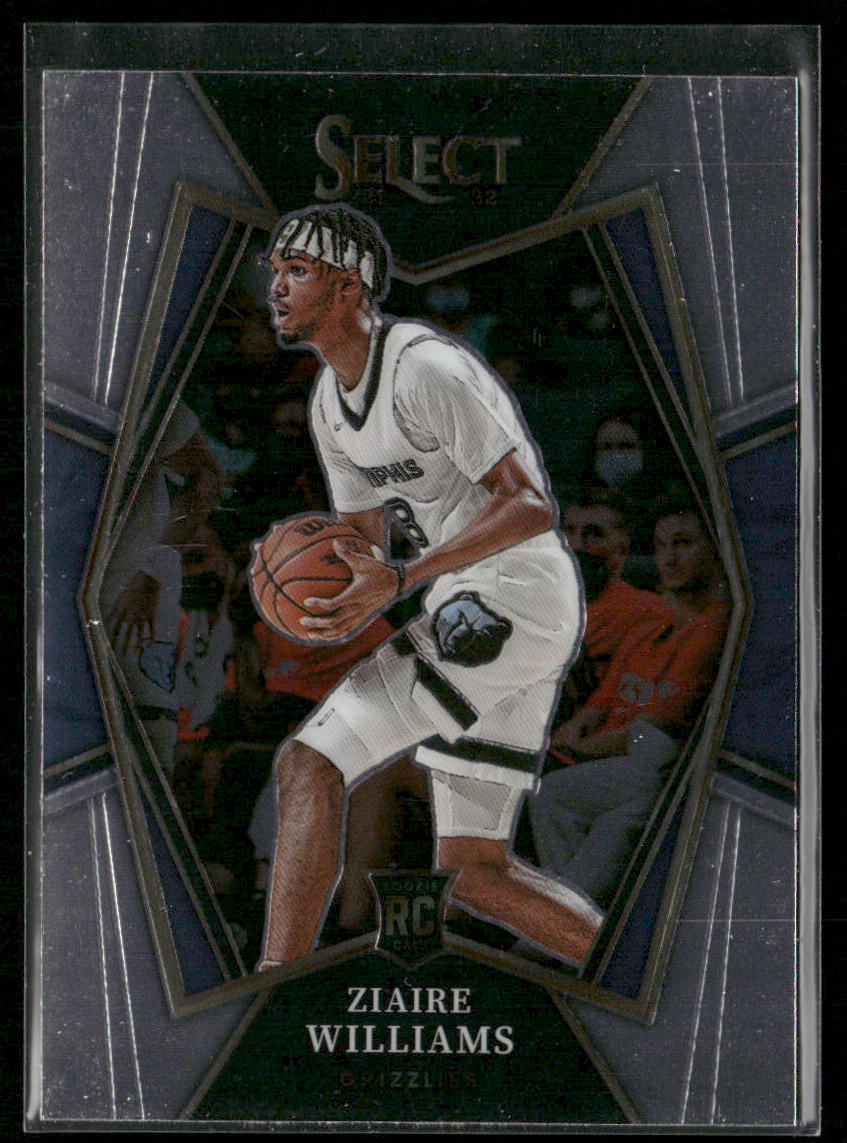 Ziaire Williams 2021-22 Panini Select #181 RC Memphis Grizzlies