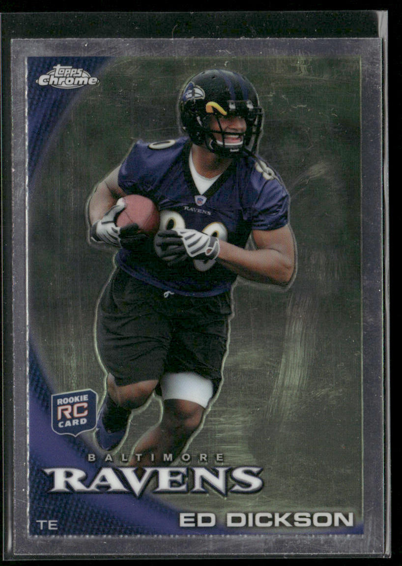 Ed Dickson 2010 Topps Chrome #C185 RC Baltimore Ravens