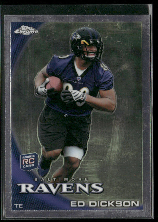 Ed Dickson 2010 Topps Chrome #C185 RC Baltimore Ravens