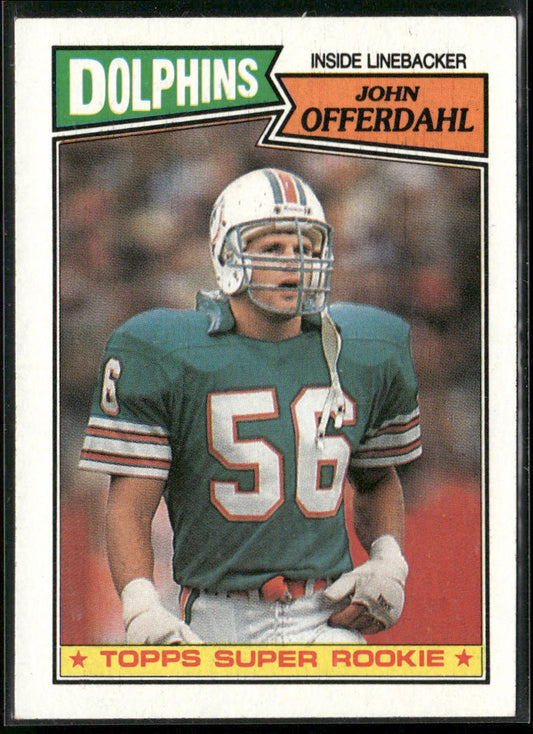 John Offerdahl 1987 Topps #244 RC Miami Dolphins