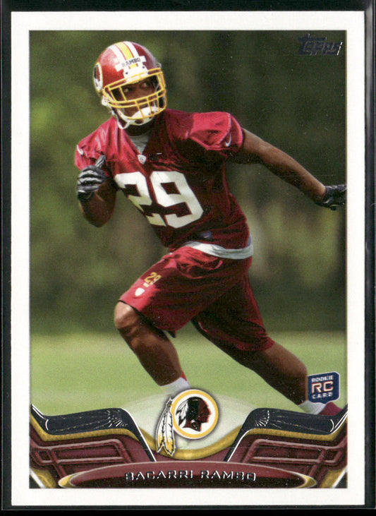 Bacarri Rambo 2013 Topps #357 RC Washington Redskins