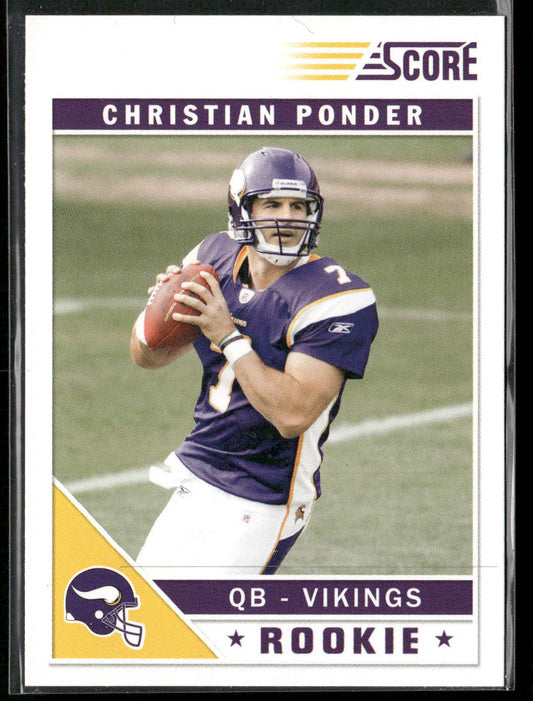 Christian Ponder 2011 Score #319 RC Minnesota Vikings