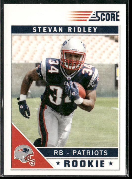 Stevan Ridley 2011 Score #391 RC New England Patriots
