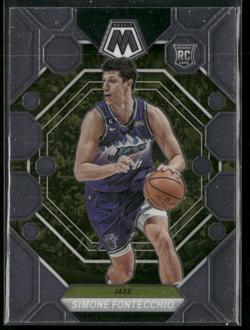 Simone Fontecchio 2022-23 Panini Mosaic #232 RC Utah Jazz