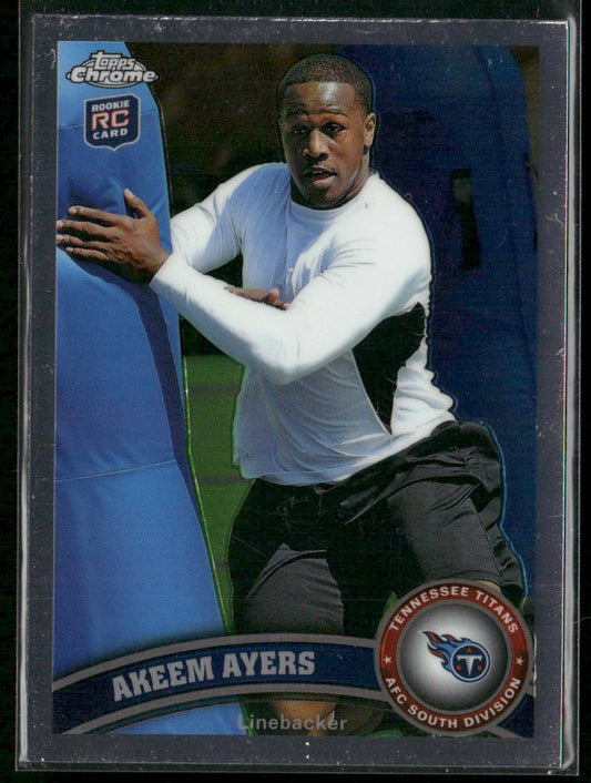 Akeem Ayers 2011 Topps Chrome #166 RC Tennessee Titans