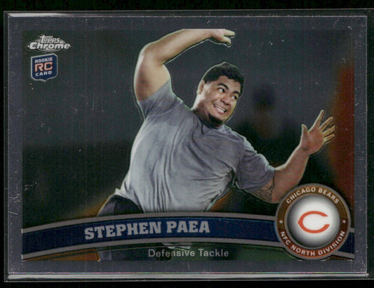 Stephen Paea 2011 Topps Chrome #216 RC Chicago Bears