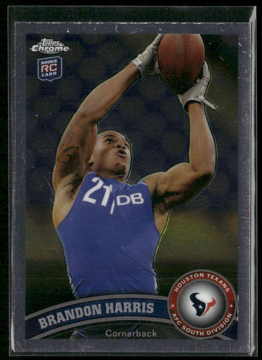 Brandon Harris 2011 Topps Chrome #182 RC Houston Texans