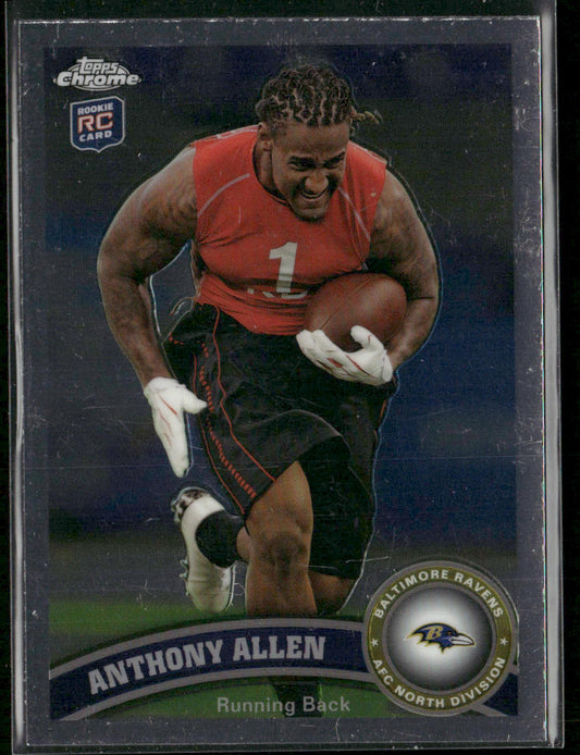 Anthony Allen 2011 Topps Chrome #118 RC Baltimore Ravens