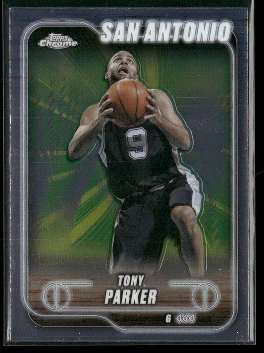 Tony Parker 2024-25 Topps Chrome #138 San Antonio Spurs front