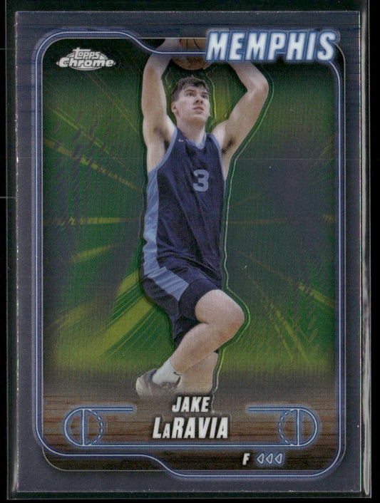 Jake LaRavia 2024-25 Topps Chrome #104 Memphis Grizzlies front