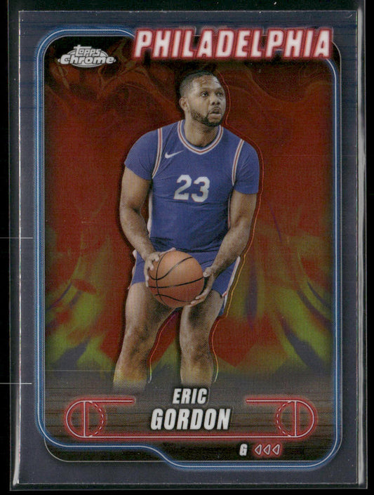 Eric Gordon 2024-25 Topps Chrome #26 Philadelphia 76ers front