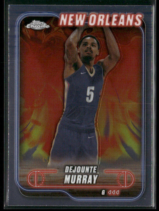 Dejounte Murray 2024-25 Topps Chrome #73 New Orleans Pelicans front