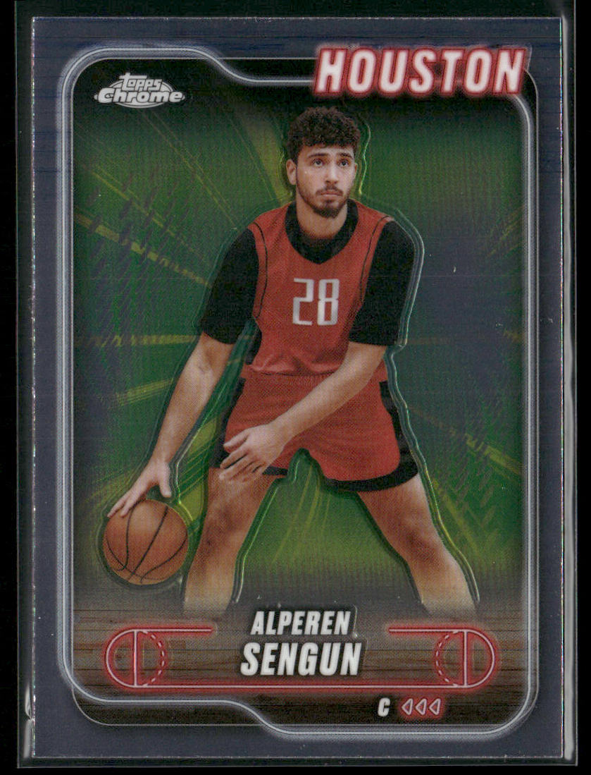 Alperen Sengun 2024-25 Topps Chrome #106 Houston Rockets front