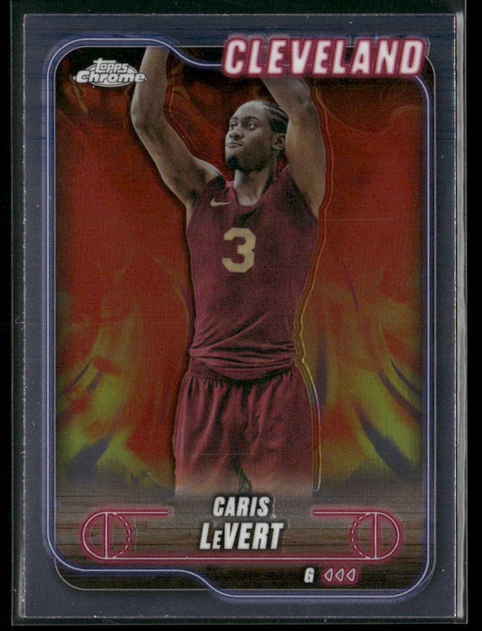 Caris LeVert 2024-25 Topps Chrome #56 Cleveland Cavaliers front