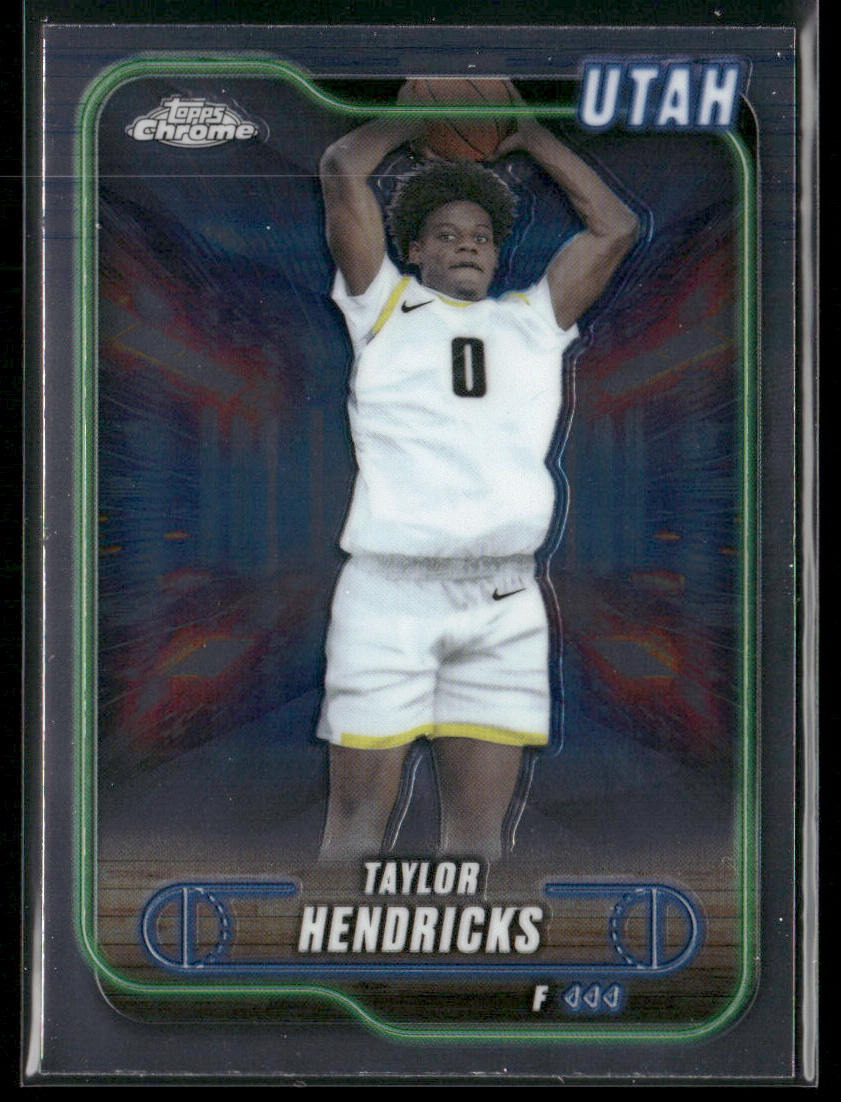 Taylor Hendricks 2024-25 Topps Chrome #31 Utah Jazz front