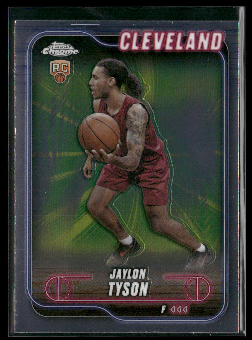 Jaylon Tyson 2024-25 Topps Chrome #168 RC Cleveland Cavaliers