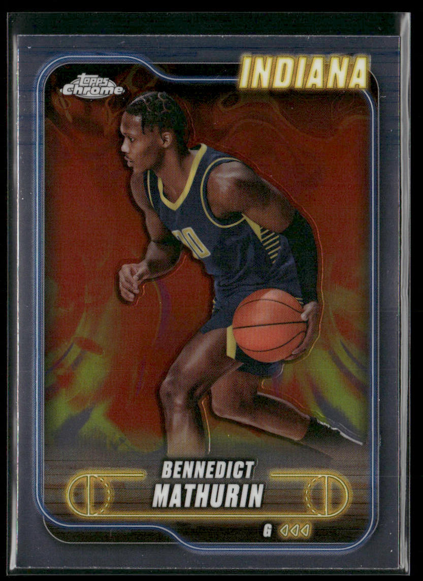 Bennedict Mathurin 2024-25 Topps Chrome #96 Indiana Pacers front