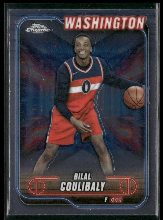 Bilal Coulibaly 2024-25 Topps Chrome #11 Washington Wizards front