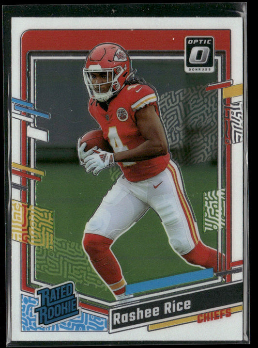 Rashee Rice 2023 Donruss Optic #257 RC Kansas City Chiefs