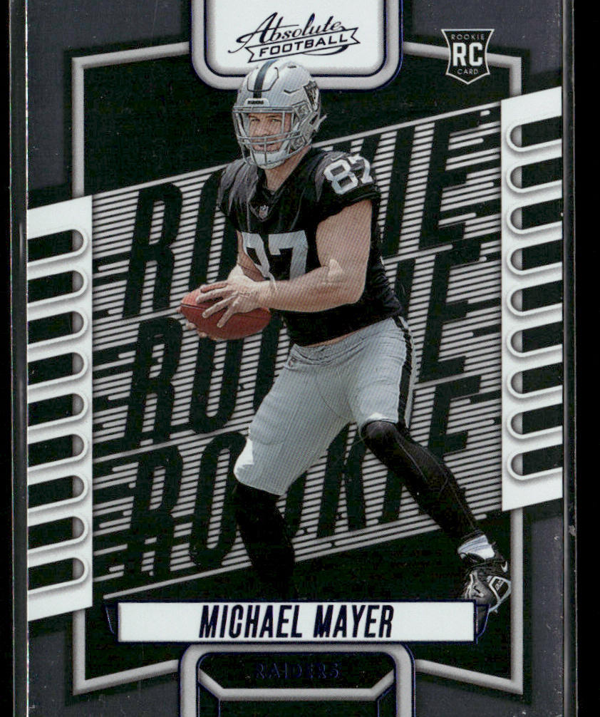 Michael Mayer 2023 Panini Absolute Retail #116 RC Las Vegas Raiders