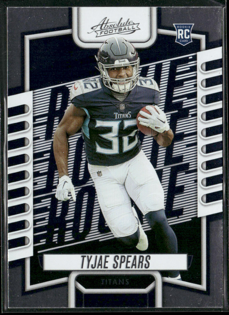 Tyjae Spears 2023 Panini Absolute Retail #129 RC Tennessee Titans