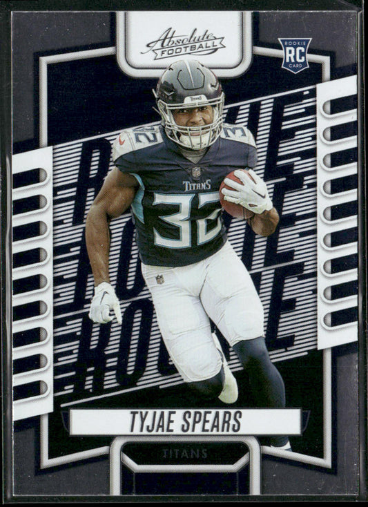 Tyjae Spears 2023 Panini Absolute Retail #129 RC Tennessee Titans