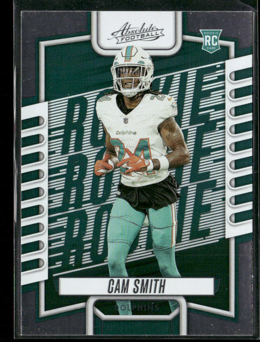 Cam Smith 2023 Panini Absolute Retail #172 RC Miami Dolphins