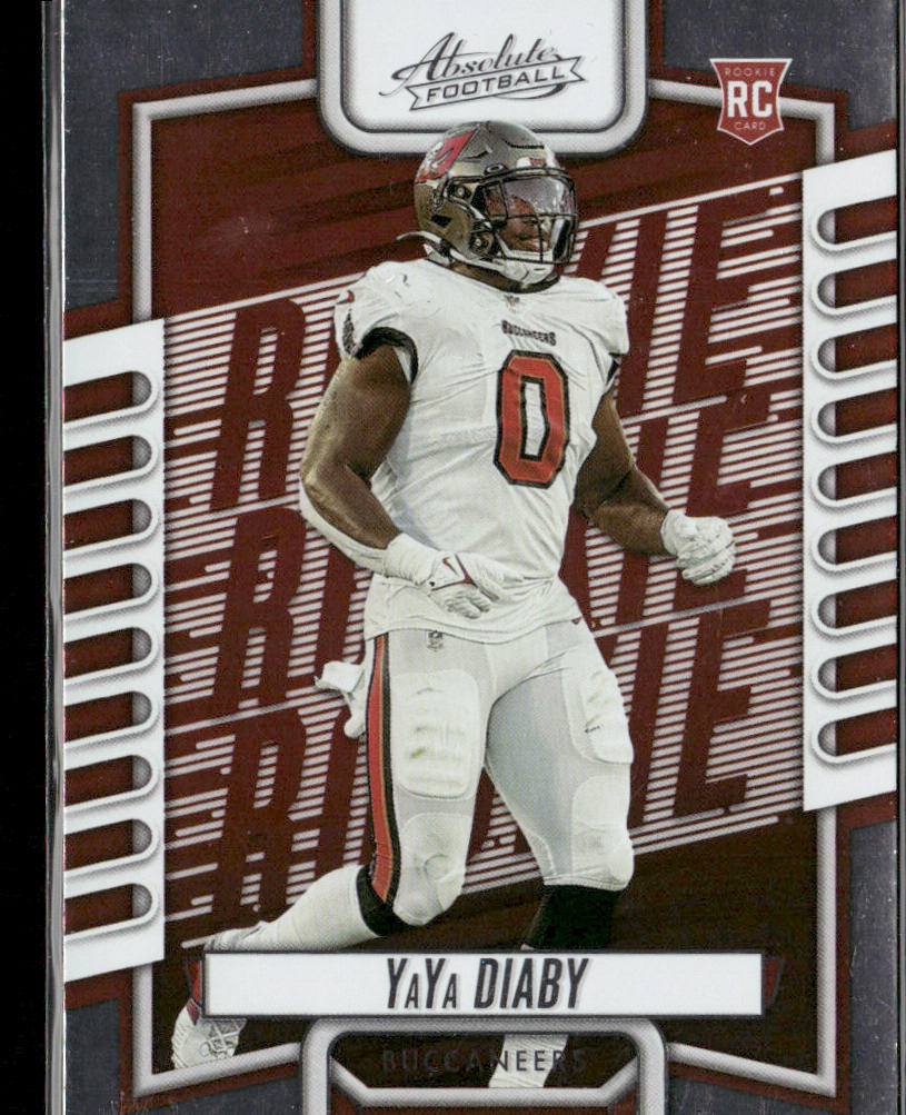 YaYa Diaby 2023 Panini Absolute Retail #184 RC Tampa Bay Buccaneers