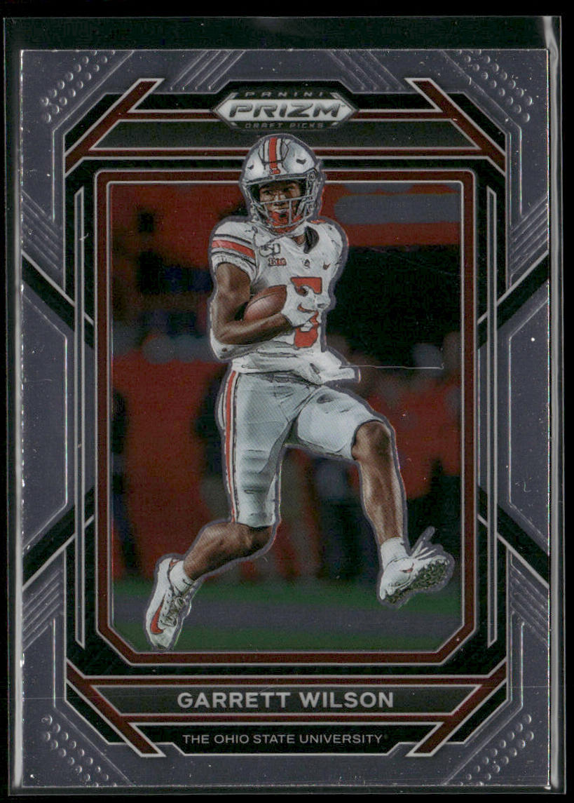 Garrett Wilson 2023 Panini Prizm Draft Picks #41 Ohio State Buckeyes front