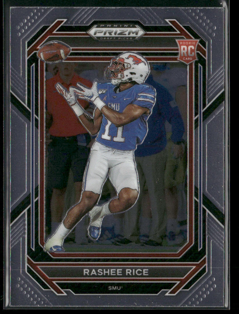 Rashee Rice 2023 Panini Prizm Draft Picks #142 SMU Mustangs front