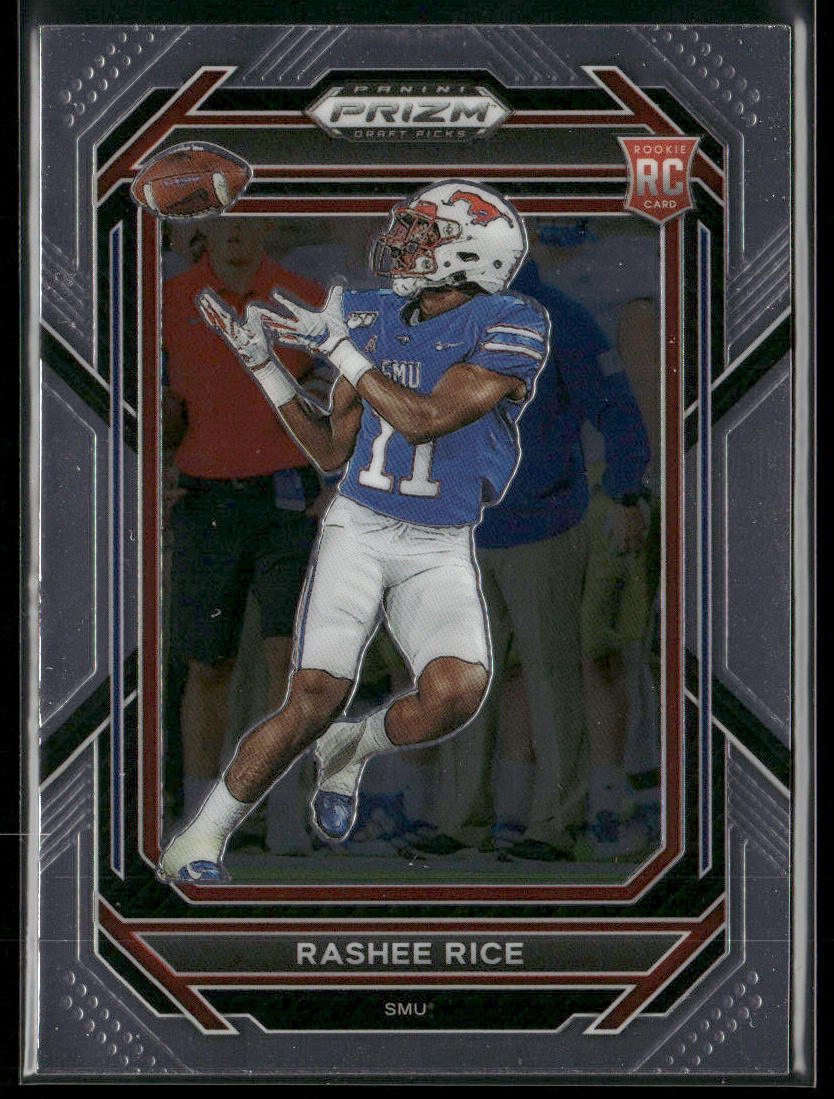 Rashee Rice 2023 Panini Prizm Draft Picks #142 SMU Mustangs front