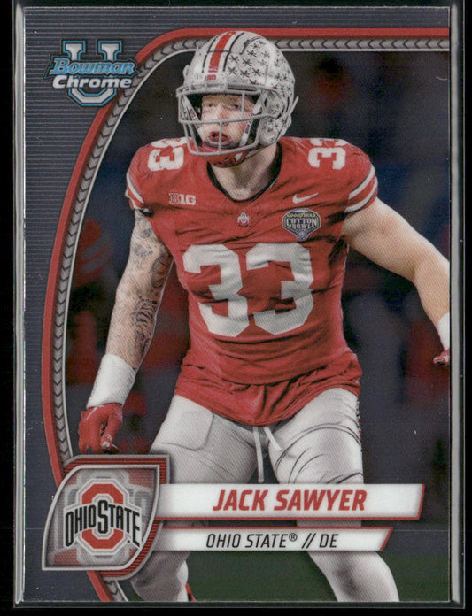 Jack Sawyer 2024 Bowman University Chrome #79 Ohio State Buckeyes