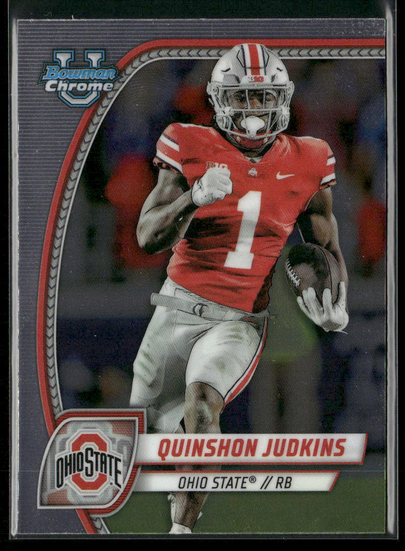 Quinshon Judkins 2024 Bowman University Chrome #145 Ohio State Buckeyes