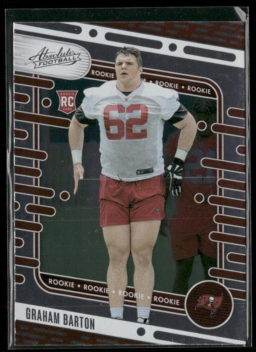Graham Barton 2024 Panini Absolute Retail #126 RC Tampa Bay Buccaneers front