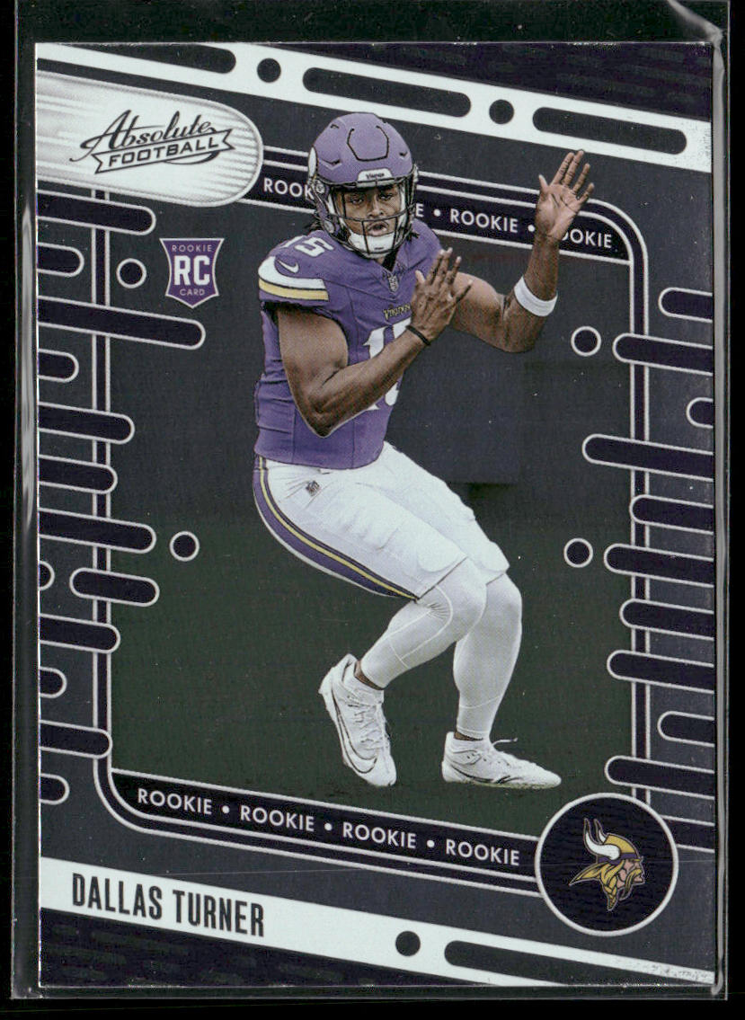 Dallas Turner 2024 Panini Absolute Retail #117 RC Minnesota Vikings front