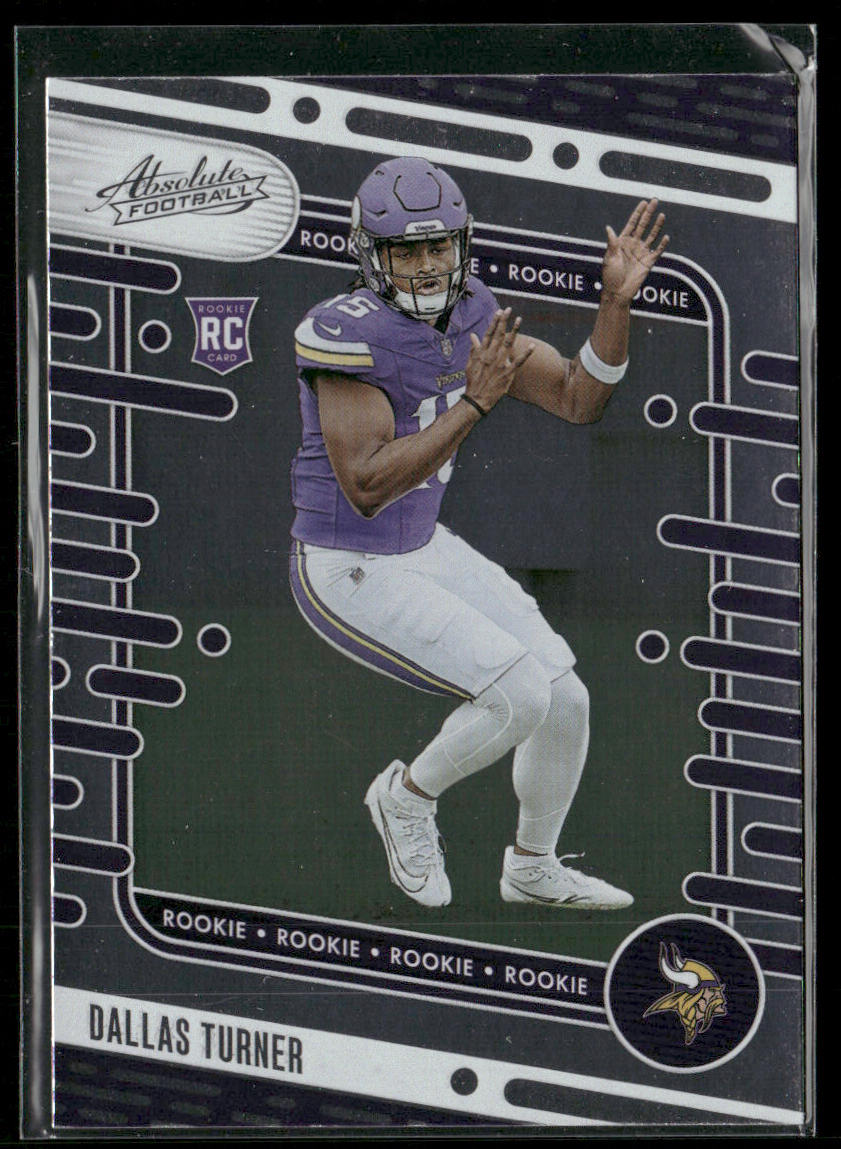 Dallas Turner 2024 Panini Absolute Retail #117 RC Minnesota Vikings front