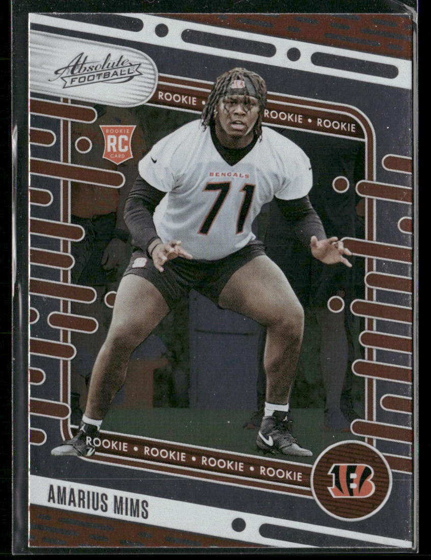 Amarius Mims 2024 Panini Absolute Retail #118 RC Cincinnati Bengals front