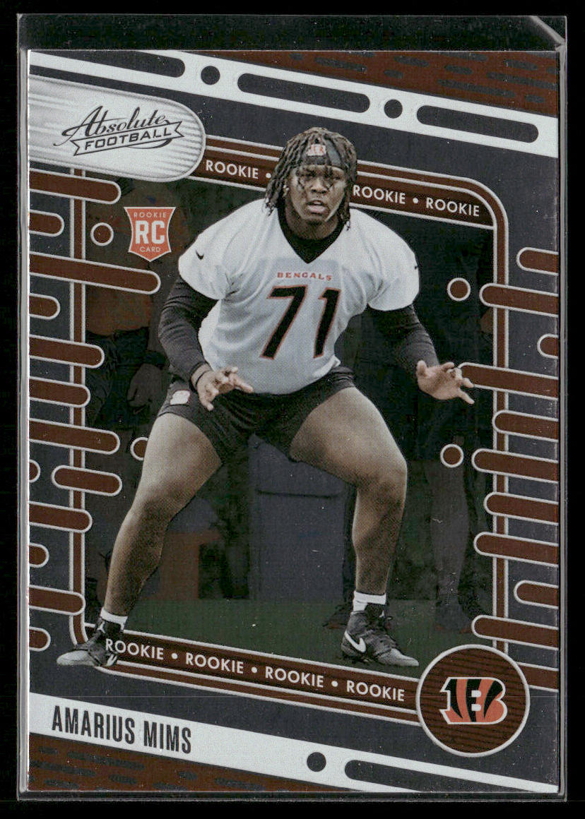 Amarius Mims 2024 Panini Absolute Retail #118 RC Cincinnati Bengals front