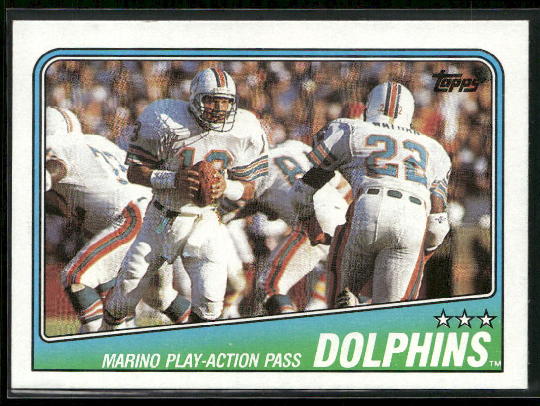 Dolphins Team Leaders - Dan Marino 1988 Topps #189 Miami Dolphins front