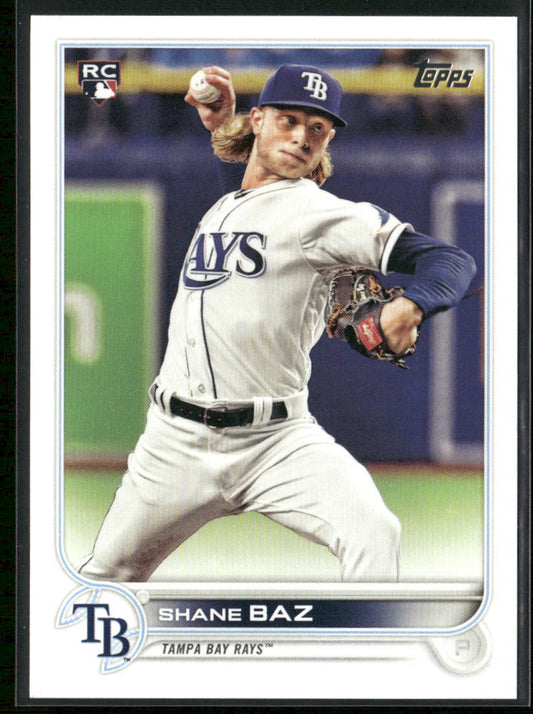 Shane Baz 2022 Topps #421 RC Tampa Bay Rays