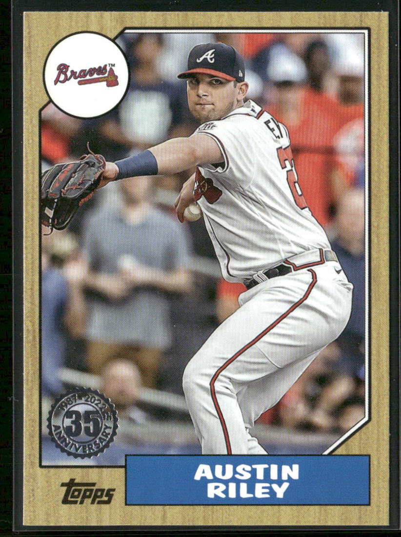 Austin Riley 2022 Topps 1987 Topps Baseball 35th Anniversary (S. Two) #87TB-29