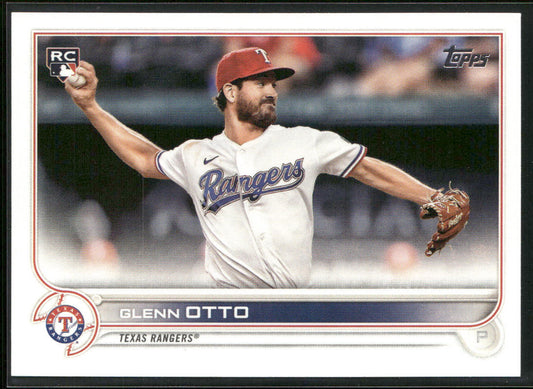 Glenn Otto 2022 Topps #437 RC Texas Rangers