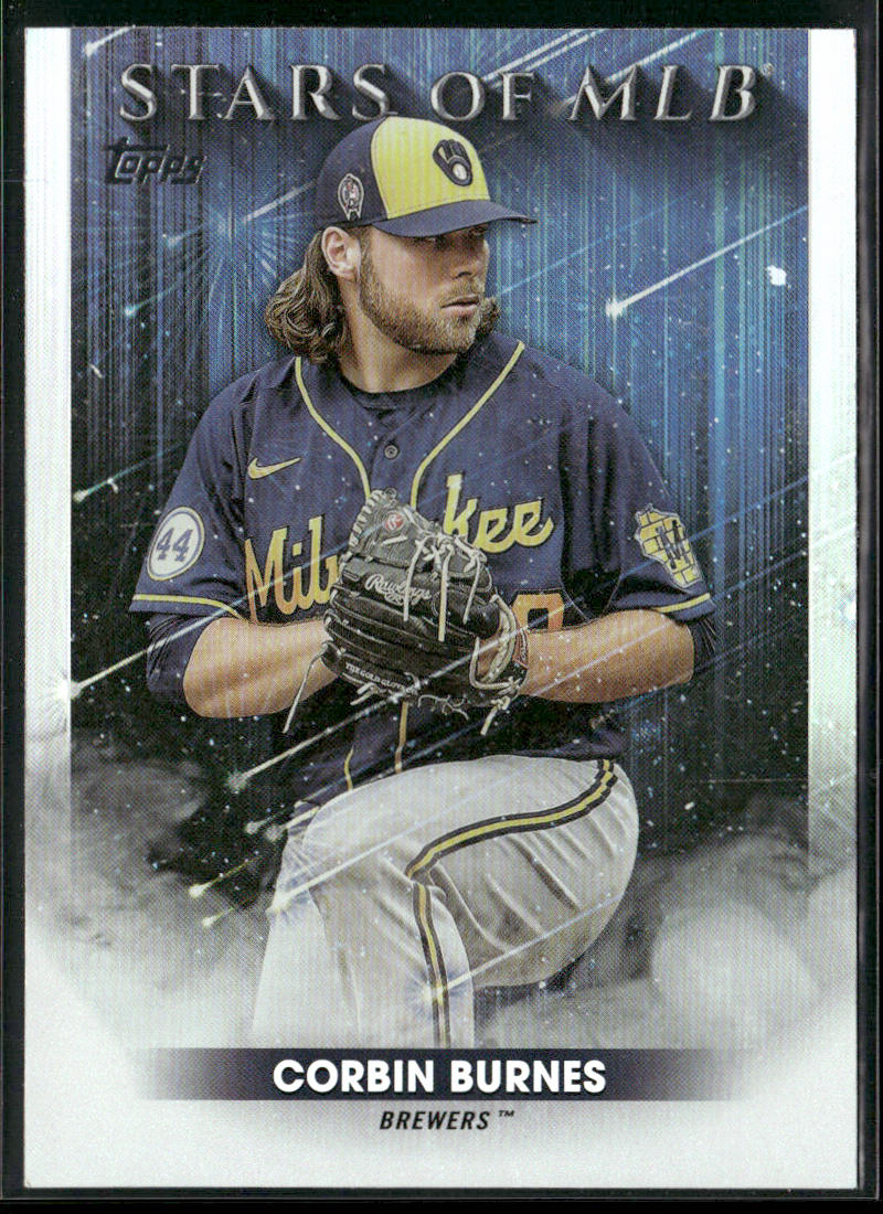 Corbin Burnes 2022 Topps Stars of MLB #SMLB-59 Milwaukee Brewers