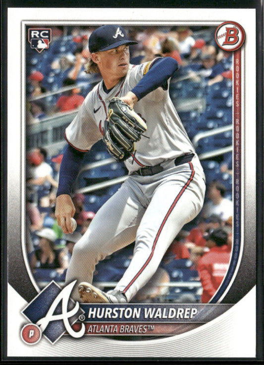 Hurston Waldrep 2025 Bowman #61 RC Atlanta Braves