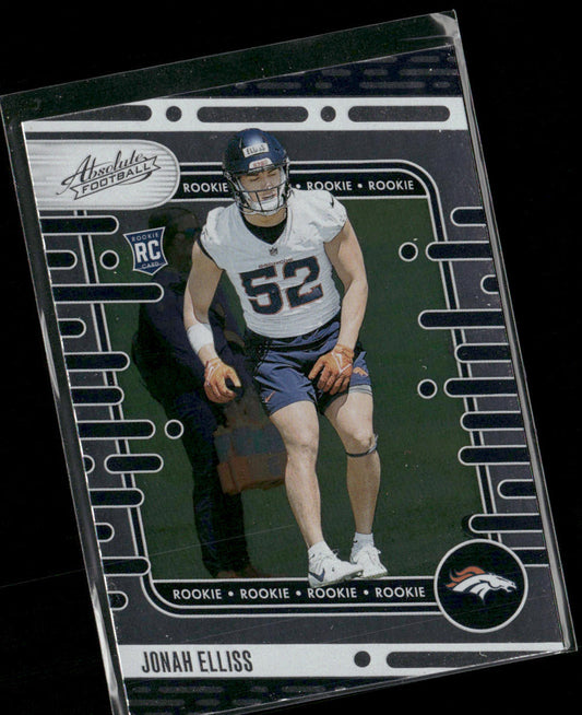 Jonah Elliss 2024 Panini Absolute Retail #164 RC Denver Broncos