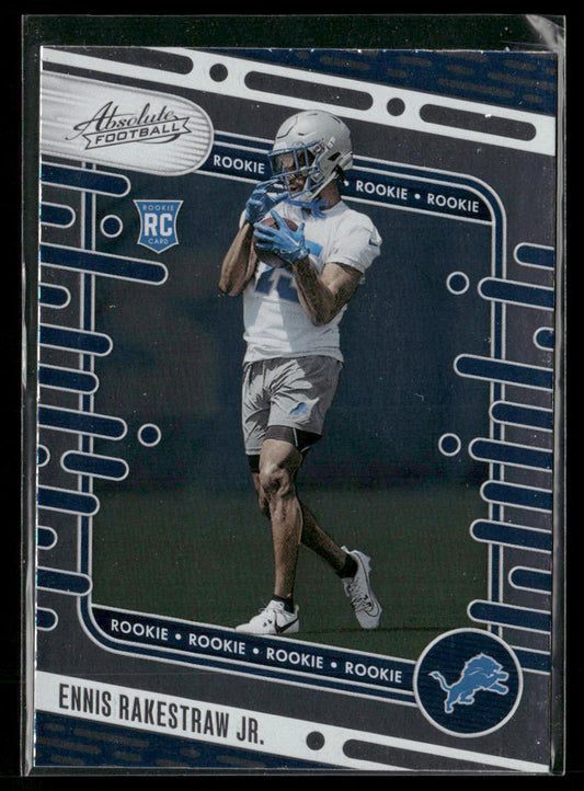 Ennis Rakestraw Jr. 2024 Panini Absolute Retail #158 RC Detroit Lions